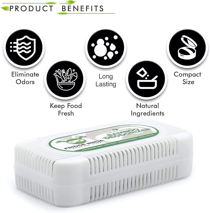 Ellis Harper Refrigerator, Shoe & Trash Can Deodorizer and Odor Eliminator (5 Pack, Unscented)