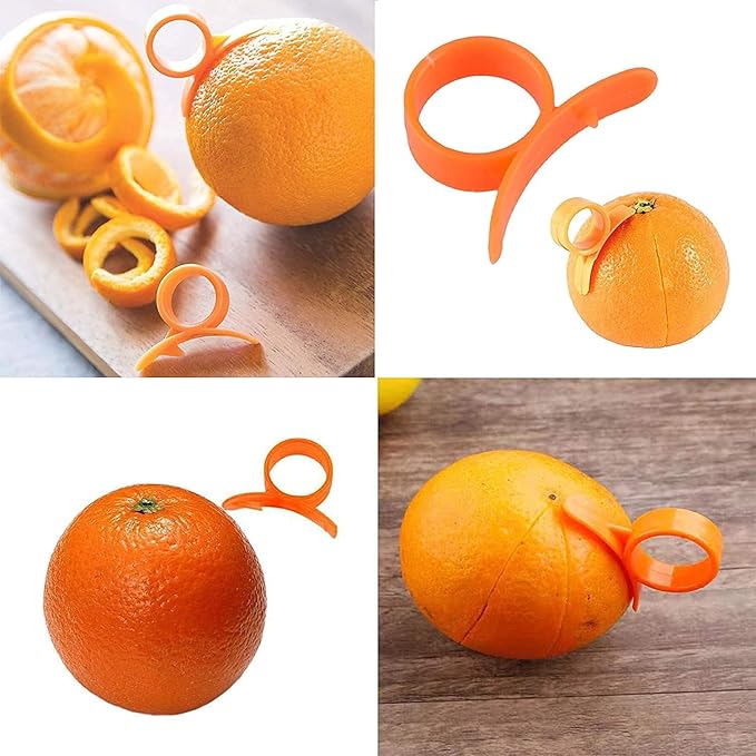 Vegetable Peeler, Potato Peelers for Kitchen Stainless Steel Multi-function Set Fruit Peeler For Kitchen and Household Tools Y & I Shape Swivel Blades with 2 Orange Citrus Peelers