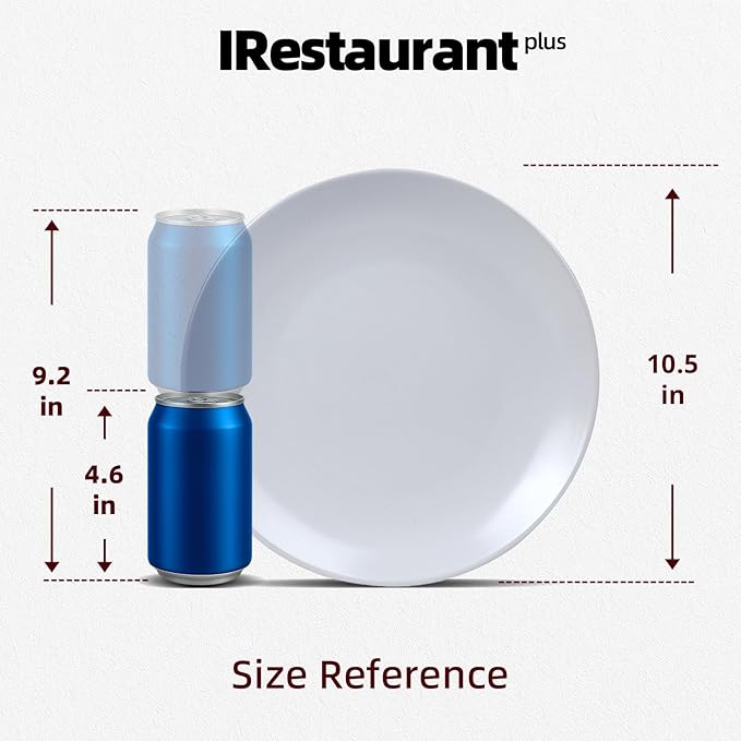 Stoneware Coupe Commercial Grade Dinnerware, Matte White, Plate 10.5", Case of 12