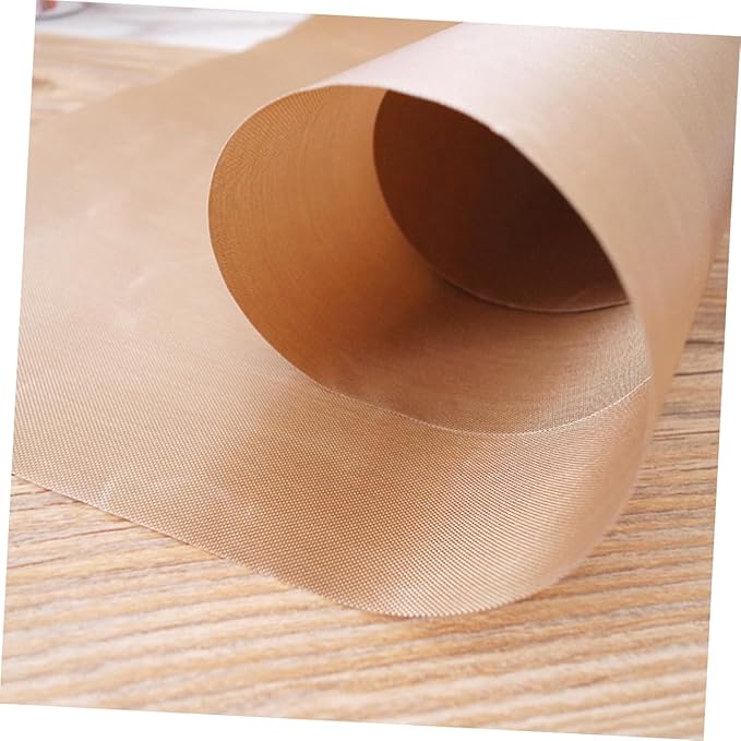 Unomor 6pcs Oven Mat Liner Reusable Non-stick Oven Mat Liner for Bottom Non Stick Heat Resistant Easy to Clean Brown