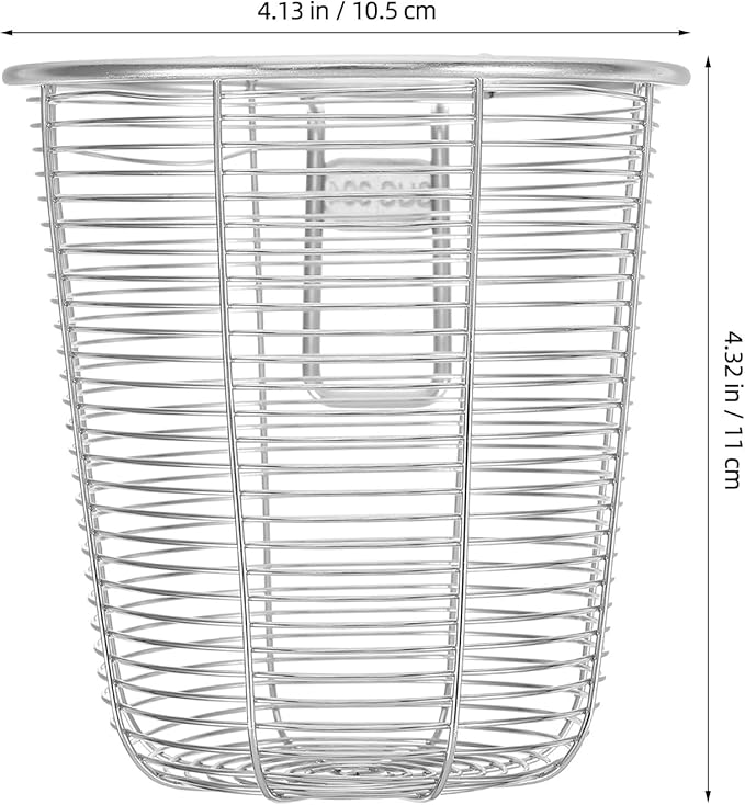 Cabilock Dishwasher Chopstick Basket with Hooks, Stainless Steel Kitchen Utensil Holder, Cutlery Organizer for Chopsticks Spoons Forks Straws, Small Hanging Silverware Drying Rack, 2pcs