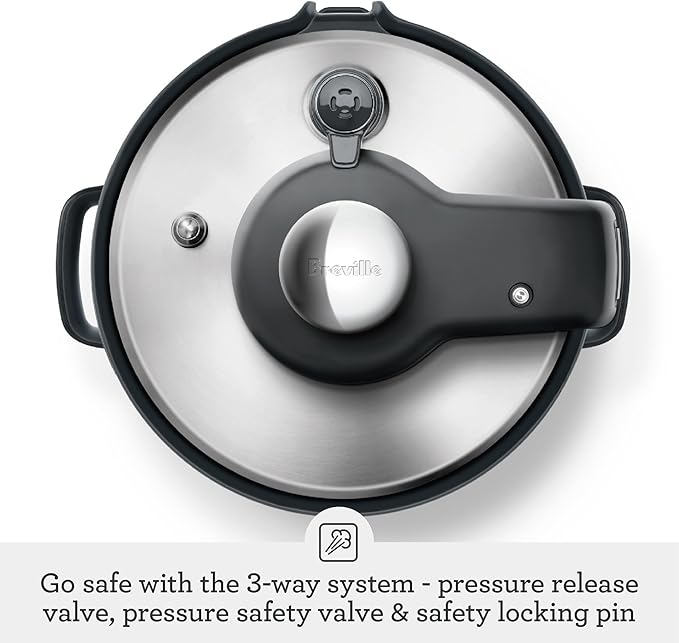 Breville Fast Slow Go Pressure Cooker BPR680BSS, Brushed Stainless Steel