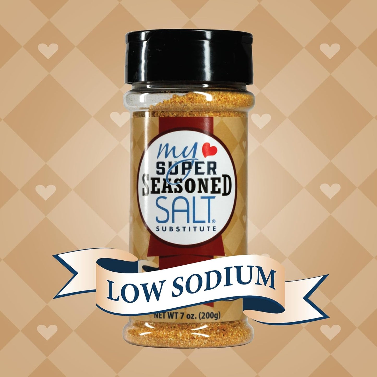My SUPER SALT® Seasoned – Functional All-Purpose Salt Substitute - 85% Less Sodium - Everyday Flavor with Smart Mineral Support - 6 oz