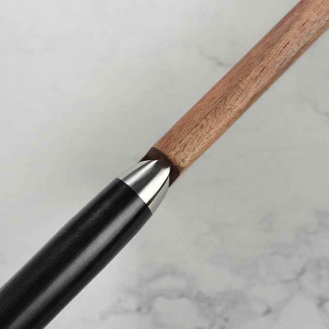 Enso Large Chef's Knife with Sheath - Made in Japan - HD Series - VG10 Hammered Damascus Stainless Steel Gyuto - 9.5" Blade with Saya Cover