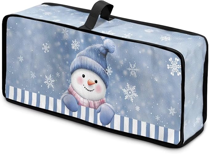 Christmas Slim Toaster 2 Slice Compact Thin Cover for 2 Slice Slim Toaster Funny Dust Covers for Kitchen Appliances Home Decor Blue