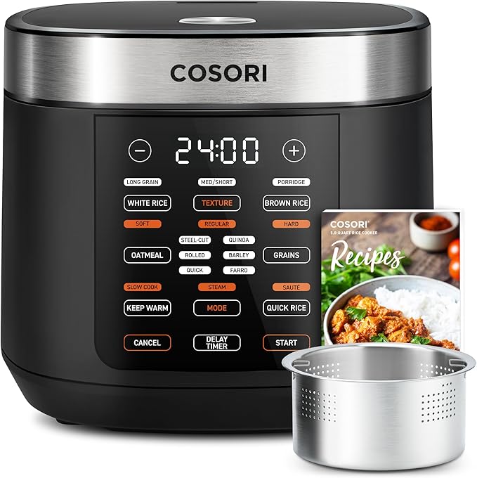 COSORI Air Fryer TurboBlaze 6.0-Quart Compact Airfryer & Electric Pressure Cooker 6 Quart & 18 Functions Rice Cooker
