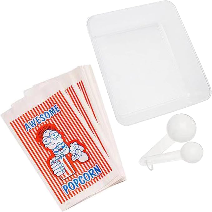 Little Bambino Popcorn Machine - 2.5oz Tabletop Movie Theater Popcorn Popper with Stainless-Steel Kettle by Great Northern Popcorn (Blue)