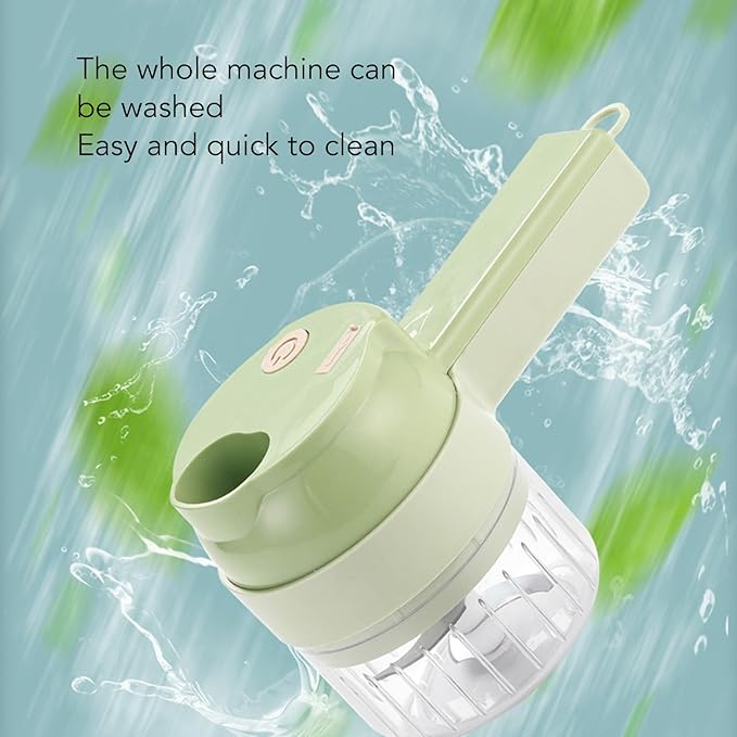 1200mAh Multifunctional Household Vegetable Chopper Handheld Electric Food Chopper with Whisk