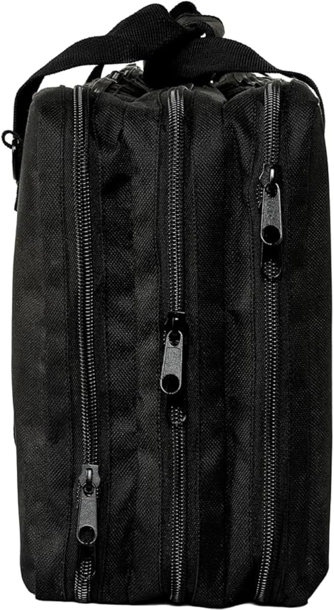 EVERPRIDE Chef Knife Bag Holds 20 Knives PLUS Large Zippered Compartment for Kitchen Tools – Durable, Large Knife Bag for Chefs – Knives Not Included