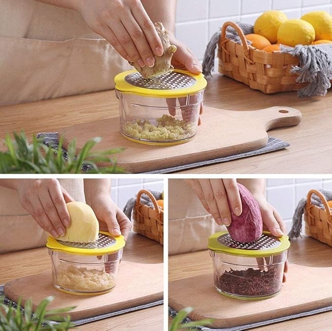 Quick Corn Cob Stripper Bowl, Corn Cutter With Integrated Stainless Steel Blades, Safe And Easy To Use, Corn Peeler with Measuring Bowl for Storage