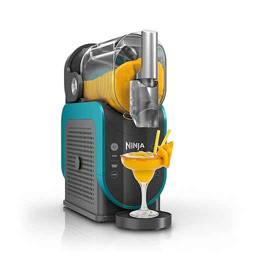 Ninja SLUSHi Professional Frozen Drink Maker with RapidChill Technology, 88 oz. Frozen Drink & Slushie Machine, 2 Preset Programs, Frozen Margaritas, and More, Premium Accents, Teal, FS299 (Renewed)