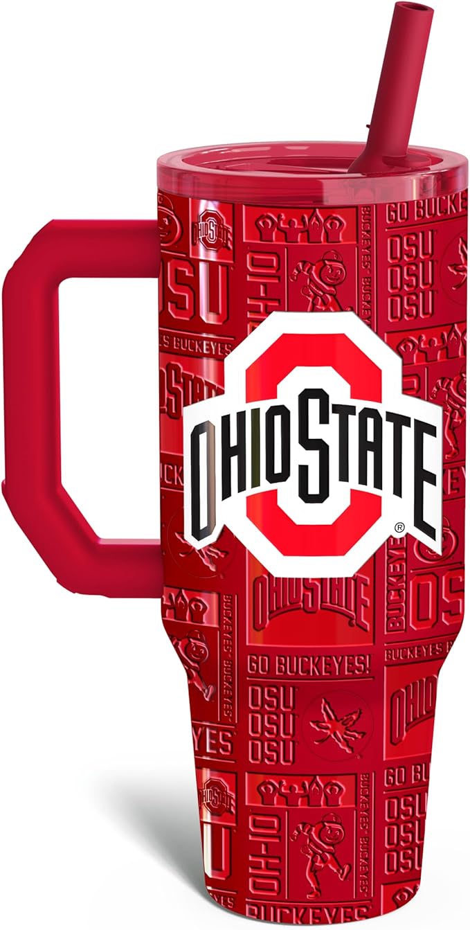 Thicc Buddy - 40 oz Stainless Steel Vacuum Insulated Tumbler with Lid and Straw for Water - Travel Mug Cupholder Friendly - Gifts for Women Men Him Her