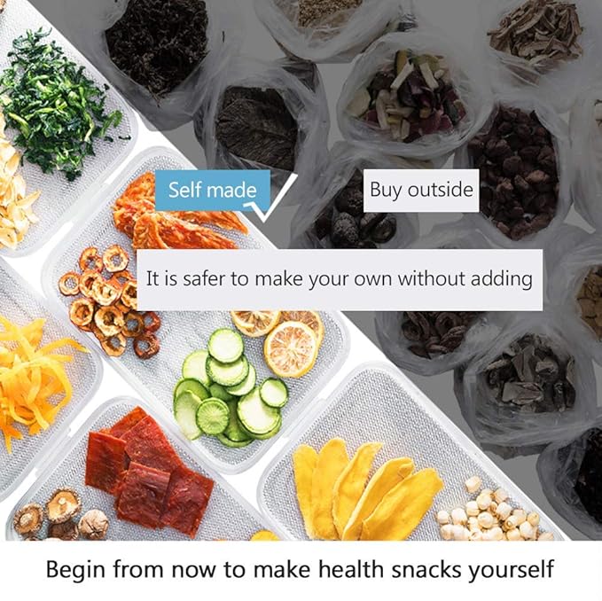 COOCHEER Food Dehydrator Machine, 8 Trays 400 Watts Adjustable Temperature Controls for Jerky, Meat, Beef, Fruit, Vegetable and Herbs | BPA Free