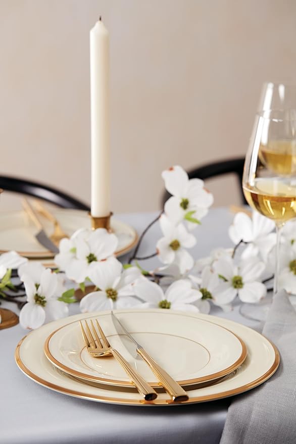 Lenox 896063 Eternal 12-Piece Dinnerware Set, Service for 4