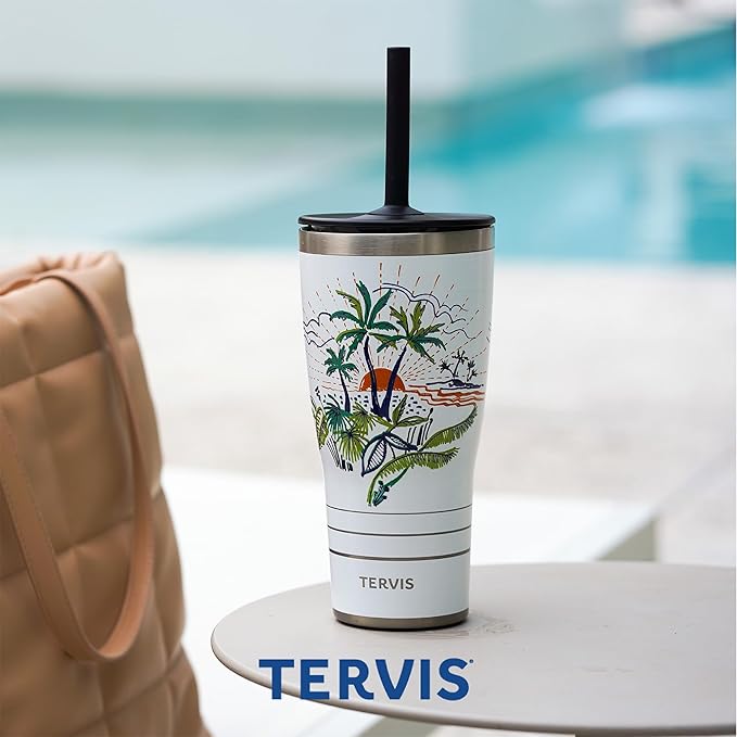Tervis Traveler Star Wars Vader Trooper Triple Walled Insulated Tumbler Travel Cup Keeps Drinks Cold & Hot, 30oz - with Straw Lid, Stainless Steel