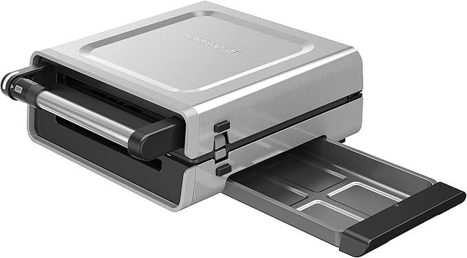 George Foreman Contact Smokeless Select a Temp. Grill, Family Size (4-6 Servings)