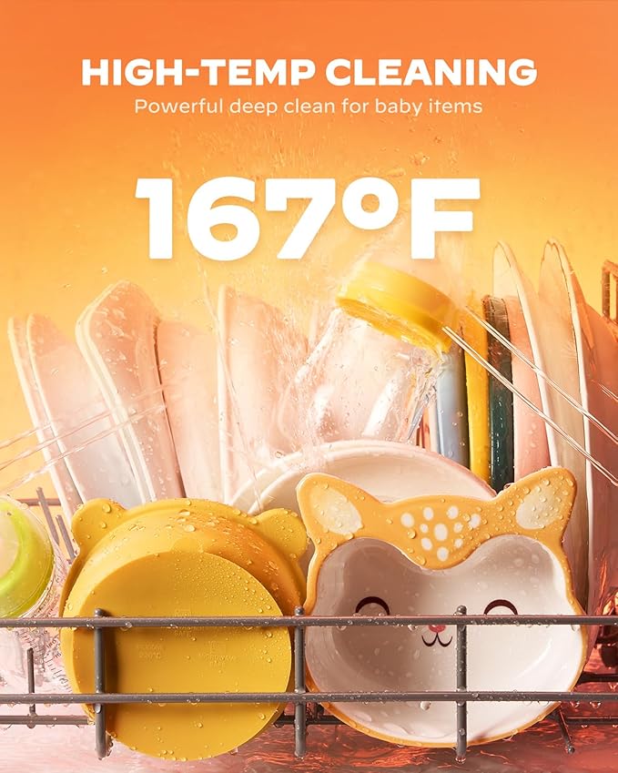 Silonn Portable Countertop Dishwasher, Smart App Control, Triple-Jet Cleaning, Built-In Dual Supply &Water Tank. Compact for Apartment, RV, Dorm