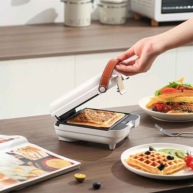 3 in 1 sandwich maker egg bubble waffle iron maker Intelligent temperature control pancake maker with removable plates Indicator Lights panni press for Afternoon tea breakfast dessert