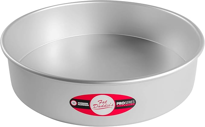 Fat Daddio's PCC-123 Anodized Aluminum Round Cheesecake Pan, 12 x 3 Inch