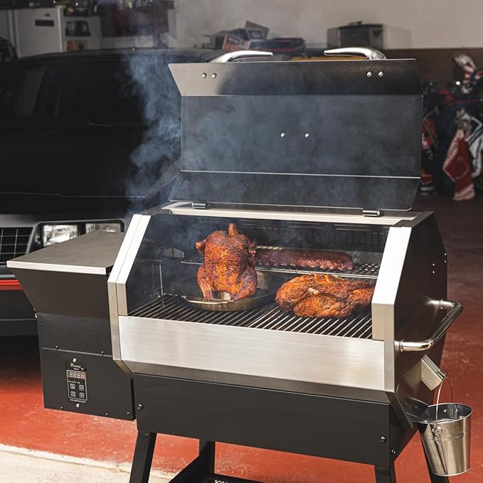 recteq pellet smoker grill Weekend Warrior Bundle, Wood Pellet Grill Smoker, Outdoor Grills & Smokers, 740 Sq. In. Cooking Area, 18 lb hopper