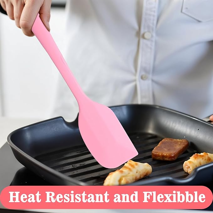 Mini Silicone Spatula - 36Pcs Mini Spatulas for Kitchen Use, 8.3 Inch Small Heat-Resistant Silicone Scrapers, Multicolor Non-Stick Flexible Baking Tools (6 Colors)