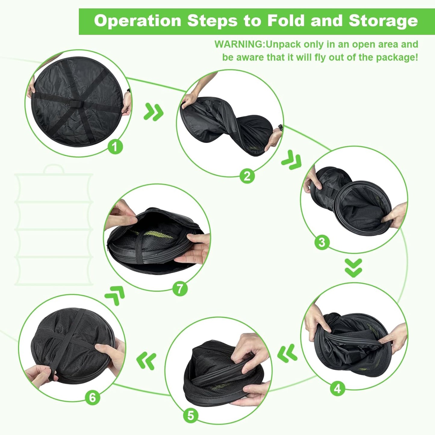 Herb Drying Rack - Mesh Drying Rack - Herb Drying Rack Hanging with Green Zipper & Garden Pruning Shears for Drying Herb - Hanging Drying Rack - Plant Drying Rack (8 Layers)