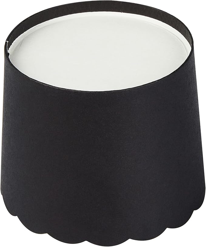Restaurantware Baking Cups 200 Pack of 6 oz Paper Cupcake Liners Greaseproof Scalloped Oven-Safe Elegant Dessert Muffin Cups Disposable for Parties