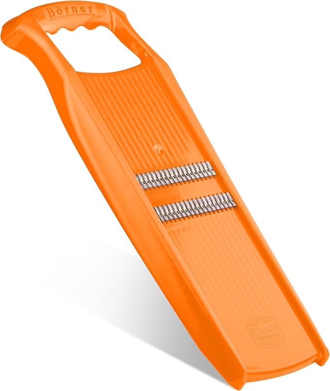 BORNER Roko PowerLine | Vegetable Grater Börner - Quality Made in Germany, Color:Orange