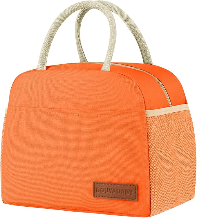 douyadady Lunch Bag Women/Men Lunch Box Women/Men (orange)