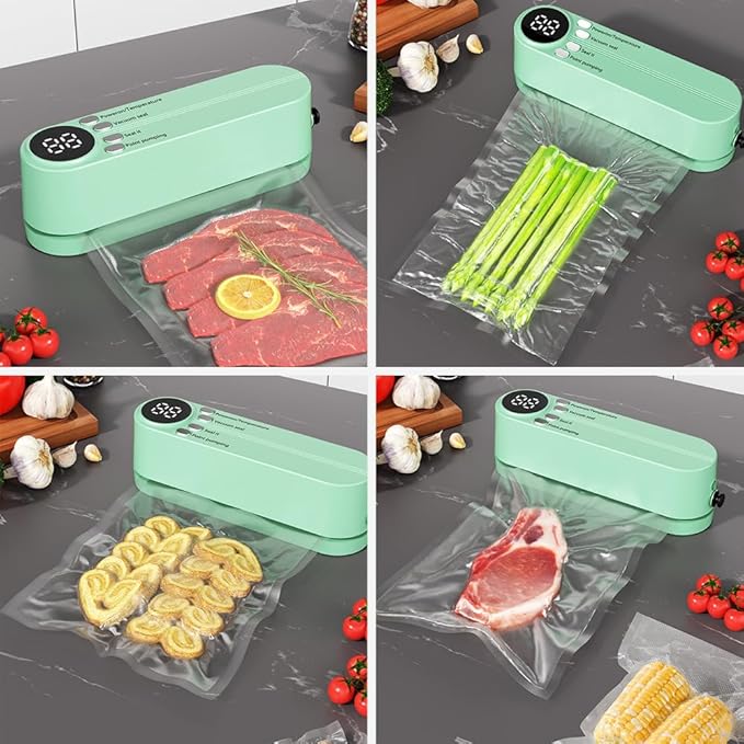 Vacuum Sealer Food Heat Sealing Machine Preservation Preserving Mini Bag Cordless Handheld