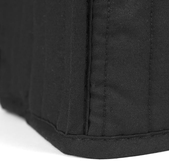 RITZ Premium Universal Four Slice Toaster Cover, 11.25" x 7.25" x 10.5", Polyester and Cotton Quilted, Fingerprint Protector, Super Soft Appliance Cover, Dust Protection (Appliance NOT Included),