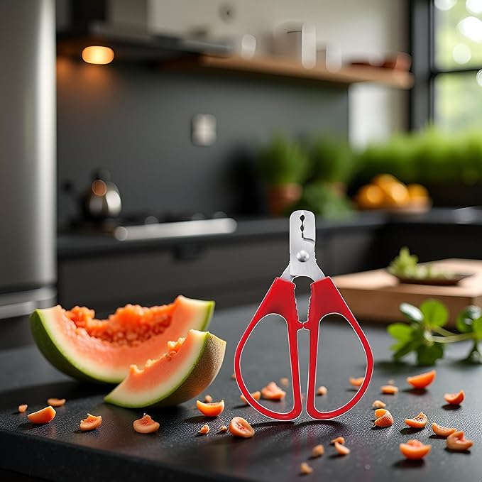 Red Melon Seed Cracker Plier, Sunflower Seeds Plier Opener - Seed Cracker Sheller Opener Peeling Pliers for Melon Seeds, Small Nuts, Specialty Tools and Gadgets Kitchen Utensils and Gadgets