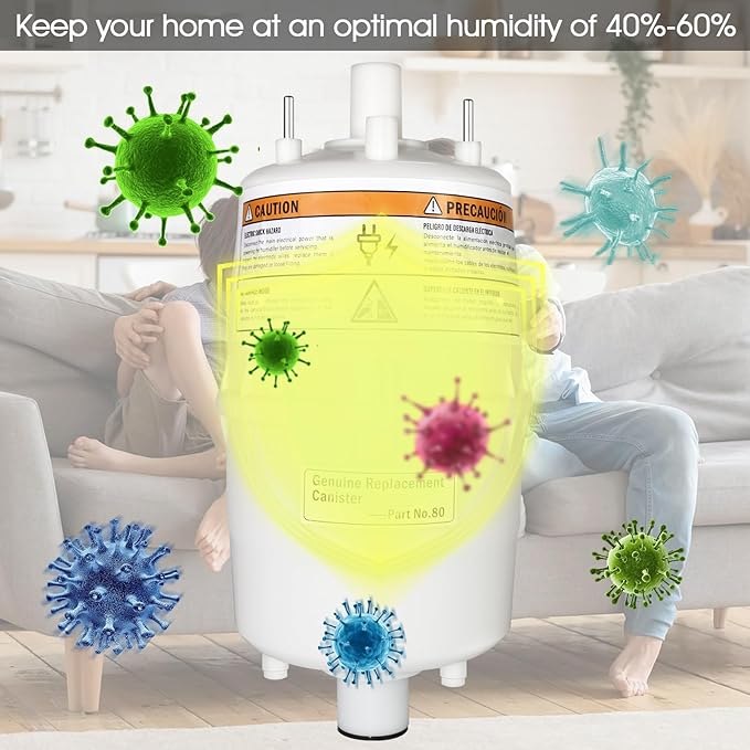 800 Replacement Canister for AprilAire Steam Humidifier Model 800 865,80 Canister Replacement for AprilAire 800 Steam Humidifier Whole House