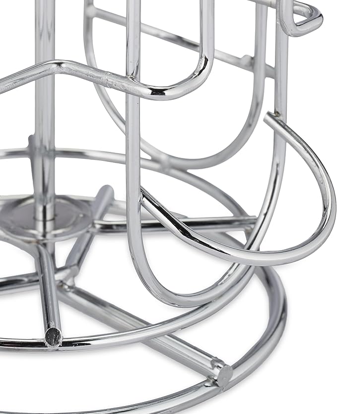 Relaxdays Coffee Pod Holder, Silver, 37 x 15 cm