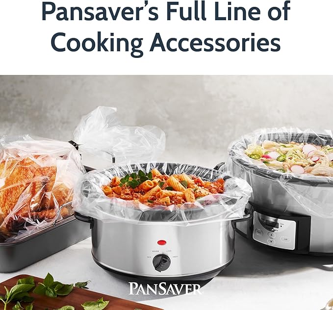 PanSaver ECO Pan Liners for Easy Clean Up - Ovenable up to 400F (Half Pan Medium and Deep Pan Liner - 14 x 23 in)