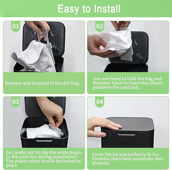 22 Pack Vacuum Bags Compatible with iRobot Roomba i7 i7+ i3 i3+ i8 i8+ j5+ i5+ i4 i4+ i1+ i6 i6+ j5+ j7 j7+ s9 s9 Plus Bags Automatic Dirt Disposal Bags