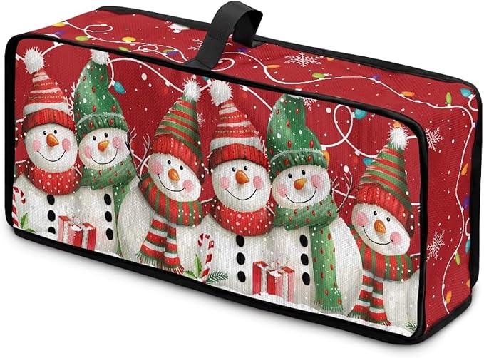 Christmas Snowman Toaster Cover 2 Slice Red Cover for 2 Slice Slim Toaster, Easy to Fold and Carry Water-Resistant Dust Covers for Kitchen Appliances, Machine Washable