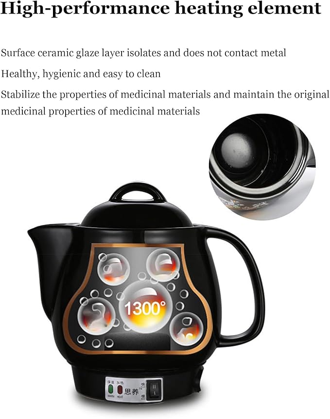 Smart Automatic Chinese Herbal Pot, Herbal Medicine Cooker, Chinese Medicine Cooking Pot, 3 Preset Modes (Decoct/Soup/Tea), with Keep Warm, for TCM Lovers 4L