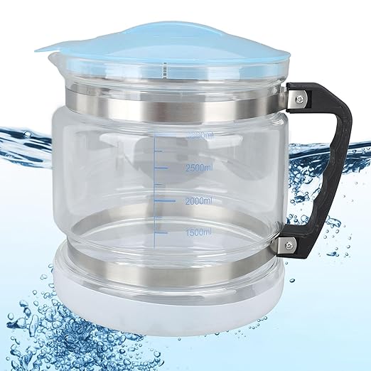 1 Gallon / 4L Glass Jar for Water Distiller, Distiller Water Container, Replacement Distilled Water Collection Bottle, Water Canteen Pot for Home, Beauty, Countertop Distiller
