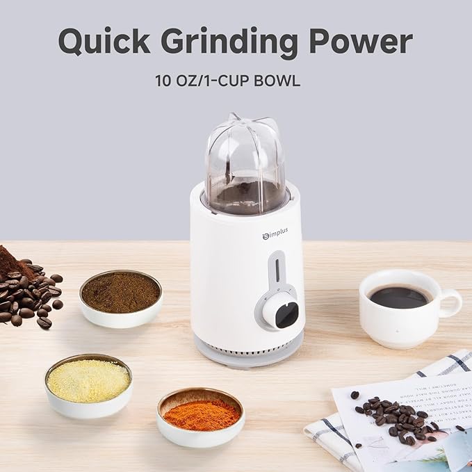Simplus 42oz Blender for Smoothies with 2-Cup Food Processor & 1-Cup Vegetable Food Chopper, High Speed Blenders with 2 Speeds and Pulse for Puree, Nuts and Shakes