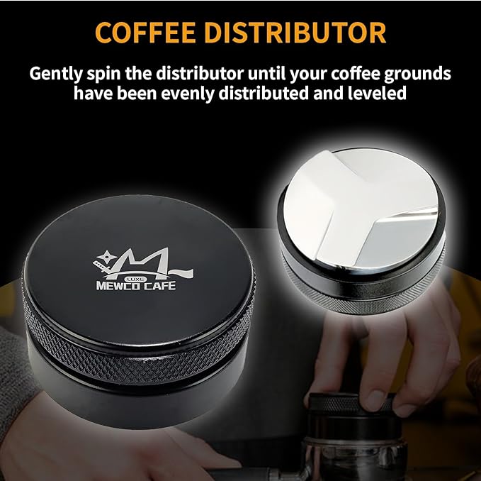 Espresso Accessories Kit for Ninja Luxe Cafe ES601,501,701, 10 Pack Coffee Tools with Feedback Tamper, Distributor,Puck Screen, Dosing Funnel, Cleaning Brushes,latte art,Station,Wdt,Magnet,Clean disk