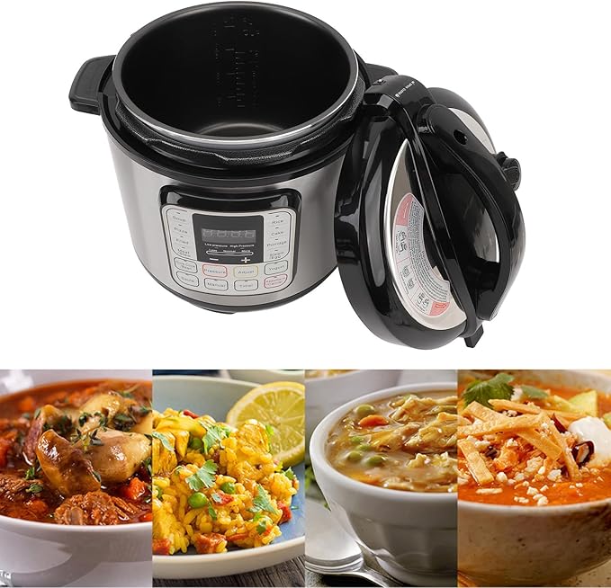 16 in 1 Multi Cooker, Dishwasher Stainless steel Pressure Cooker for Slow Cooker Rice Cooker Steam Pot Food Warmer (US Plug 110V)