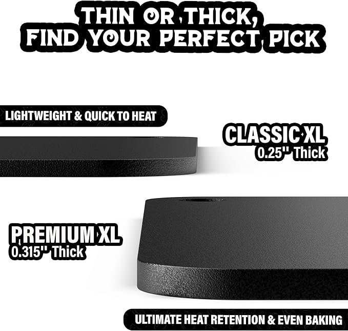 Primica Pizza Steel XL - Rectangular, Steel, 0.315" Thick, Black