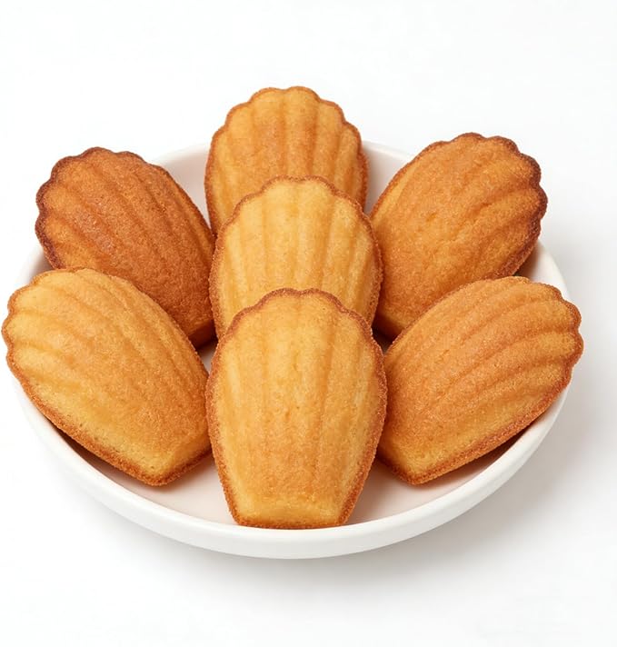2PCS Silicone Madeleine Pan, 9 Cavity Non-Stick Madeleine Baking Molds, 3D Shell Shaped Cake Mold for Baking, Chocolate, Candy, Cookie, Dessert, BPA Free, Dishwasher Safe