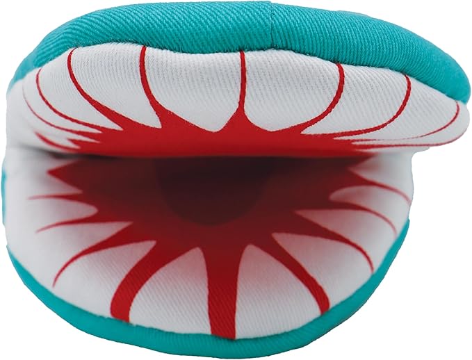 Handstand Kitchen Child's 100% Cotton Shell Dinosaur Shaped Pair of Oven Mitts