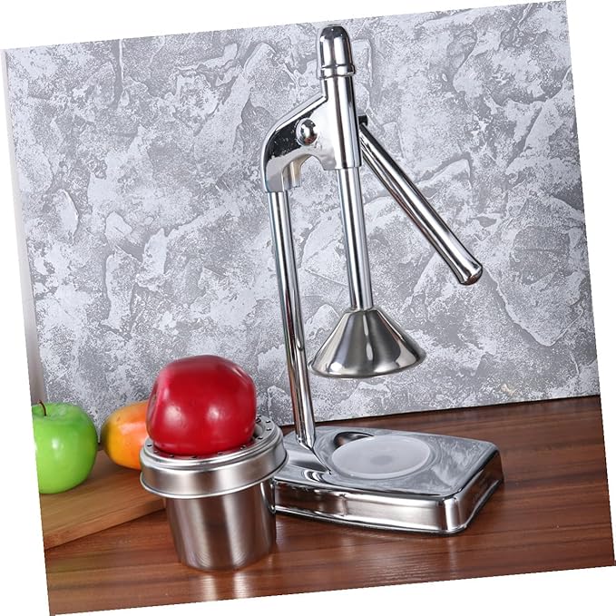 Ciieeo Stainless Steel Manual Press Juicer Efficient Citrus Fruit Extractor for Easy Juicing No Electricity Needed for Oranges Grapefruits Lemons More