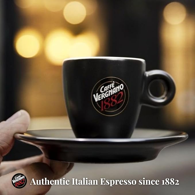 Caffe Vergnano Antica Bottega Whole Bean Coffee 1.1 lb Bag - Medium Roast Arabica Espresso Beans, Italian Coffee Chocolate Caramel Nut Notes - For Coffee Maker, French Press Espresso Maker, Moka Pot