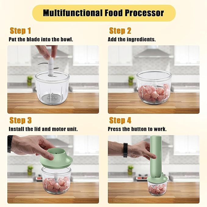 Handheld Frother,Coffee Stirrers Electric,Drink Frother Rechargeable Milk Frother, Handheld Milk Frother,Drink Mixer,Hand Mixer,Food Processor and Small Whisk,4-Speed,10Oz