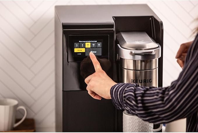 Keurig K-3550 Large Business Single Serve Coffee Maker, Plumbed, Silver/Black
