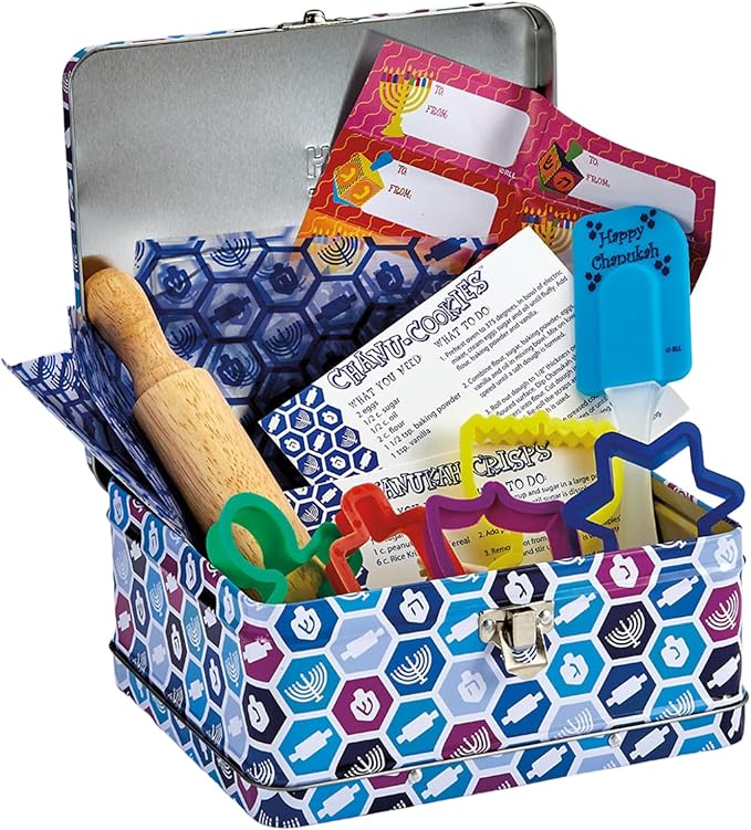 Rite Lite Chanukah Baking Set in Collectible Tin Hannukah